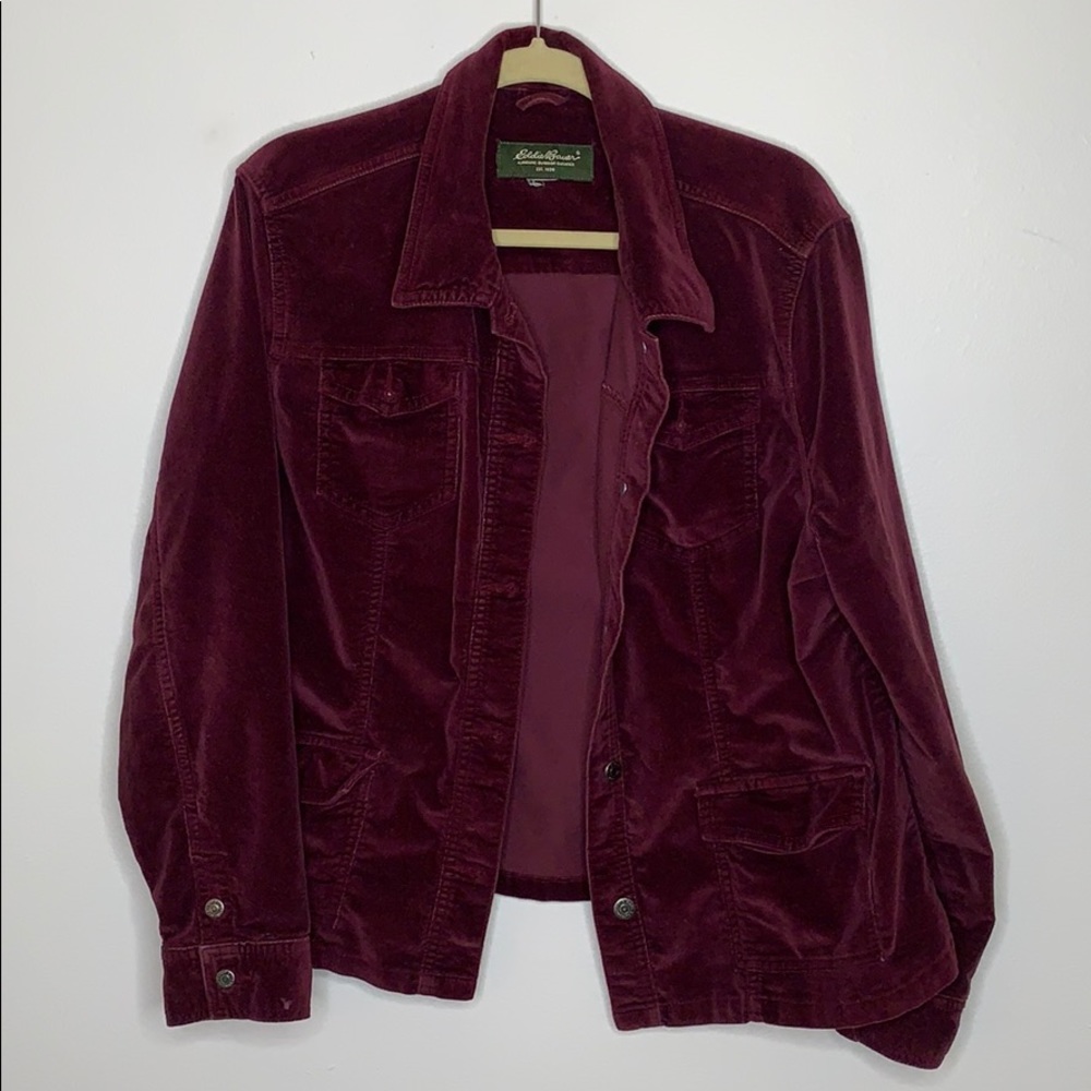 Eddie Bauer maroon jacket XL